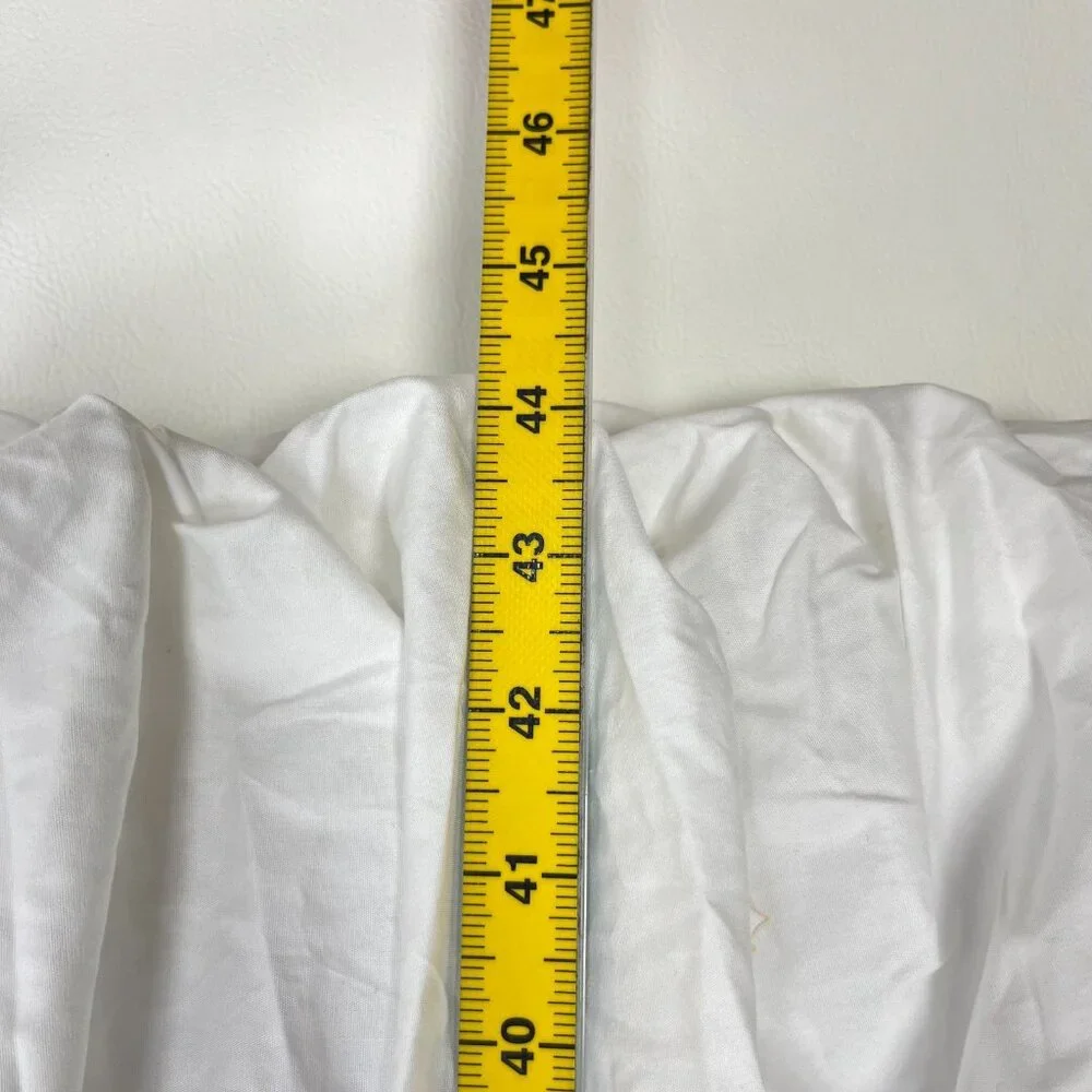 NWOT Farm Rio White Bubble Midi Dress Size M 100% Cotton - Picture 9 of 10